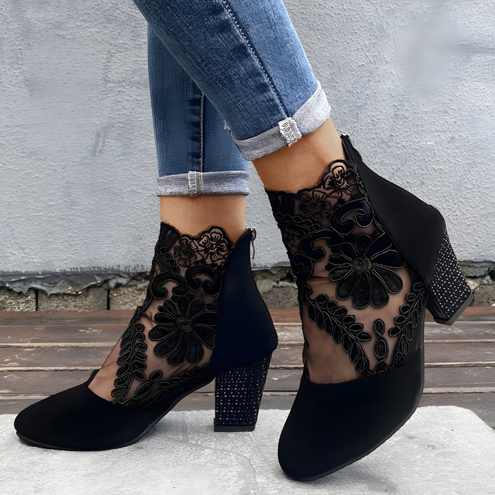 Ava | Orthopedic Floral Pattern Shoes