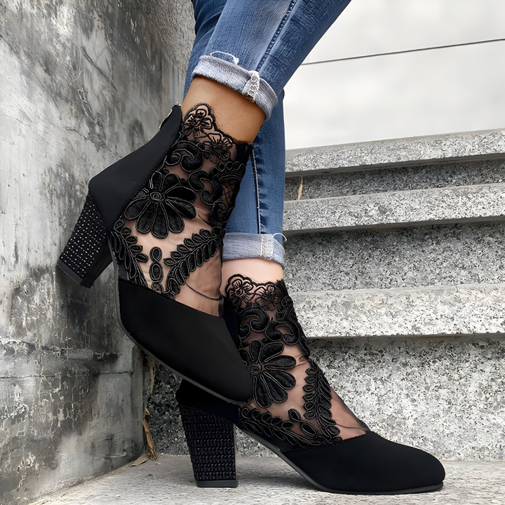 Ava | Orthopedic Floral Pattern Shoes