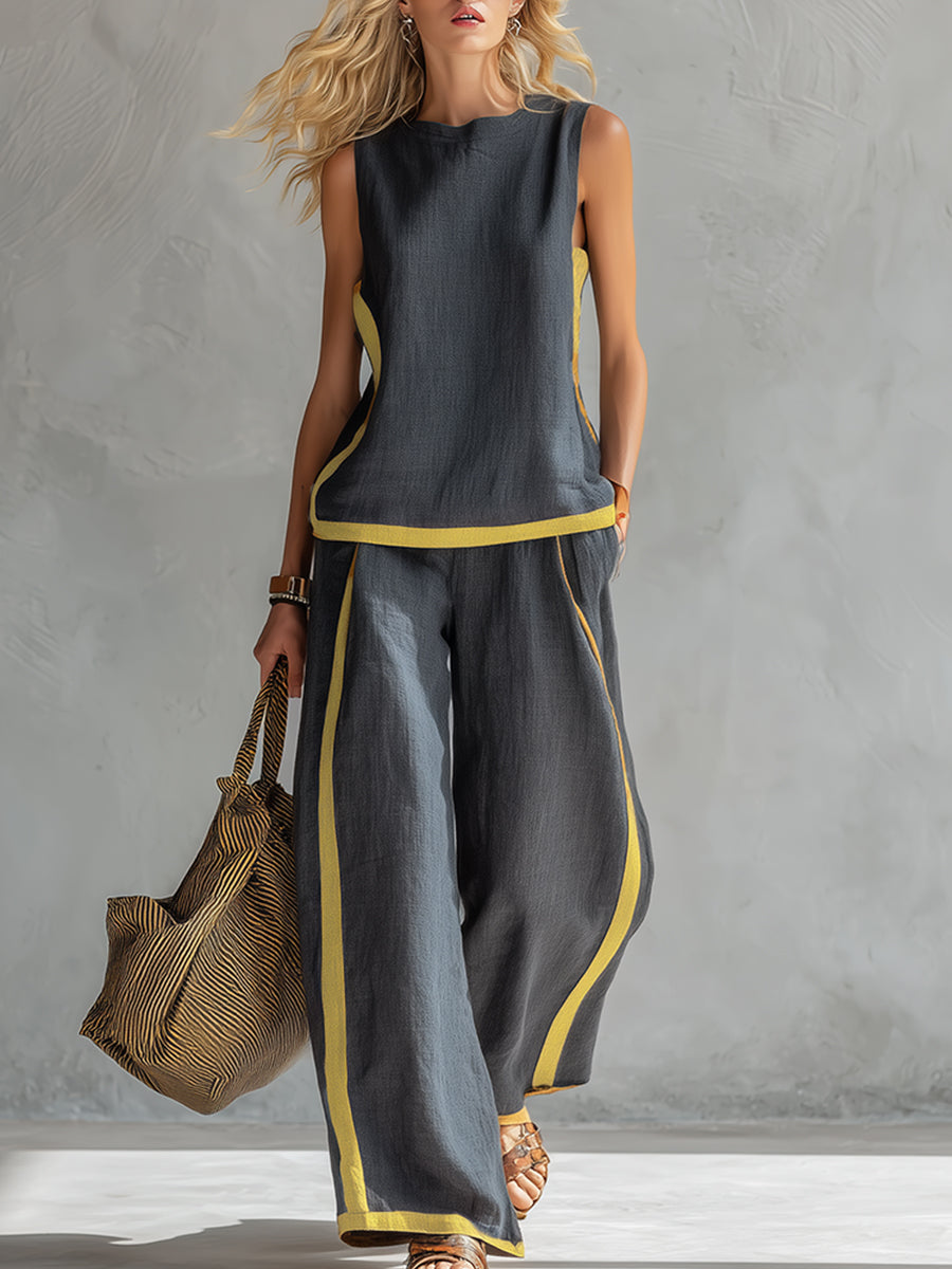 Maya | Two-Piece Linen Set