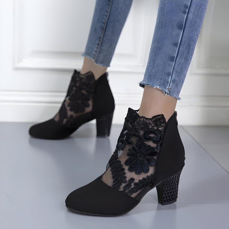 Ava | Orthopedic Floral Pattern Shoes