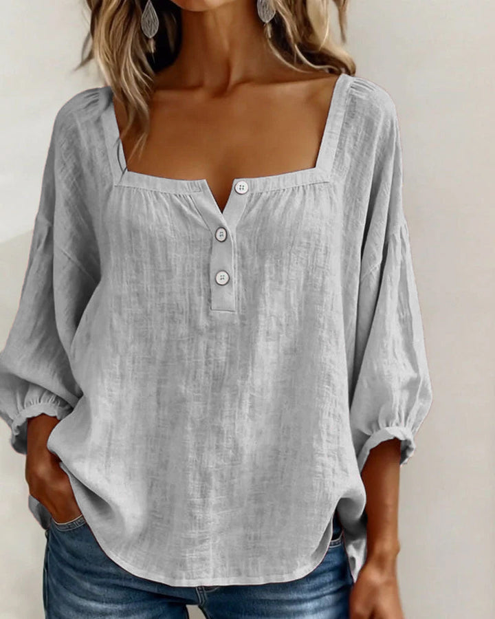 Kennedy | Square Neck Puff Sleeve Blouse
