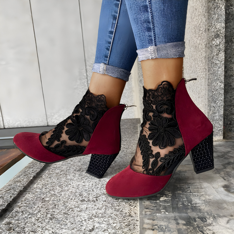 Ava | Orthopedic Floral Pattern Shoes