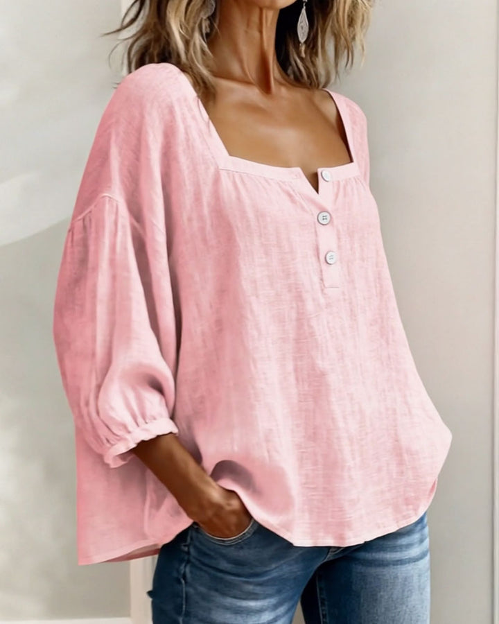 Kennedy | Square Neck Puff Sleeve Blouse