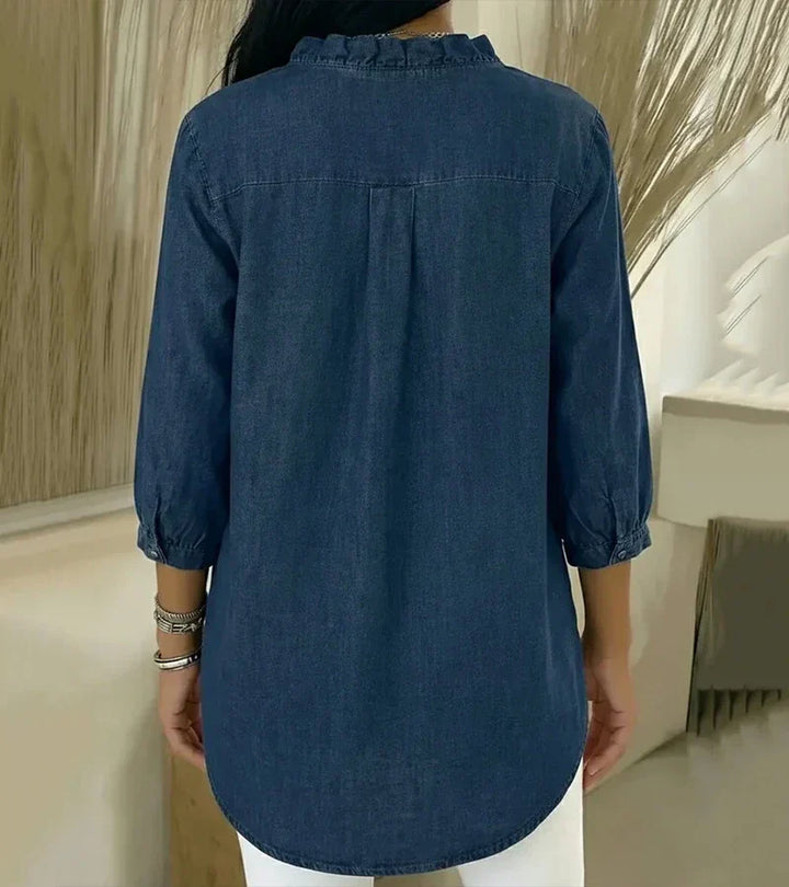 Nova | Elegant Denim Blouse