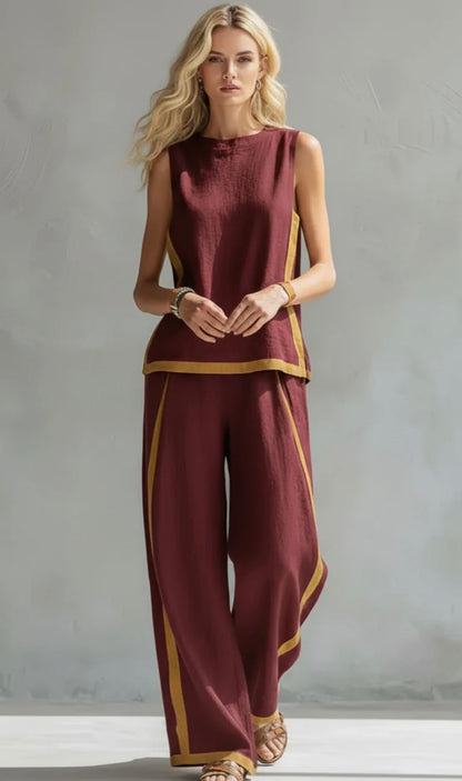 Maya | Two-Piece Linen Set