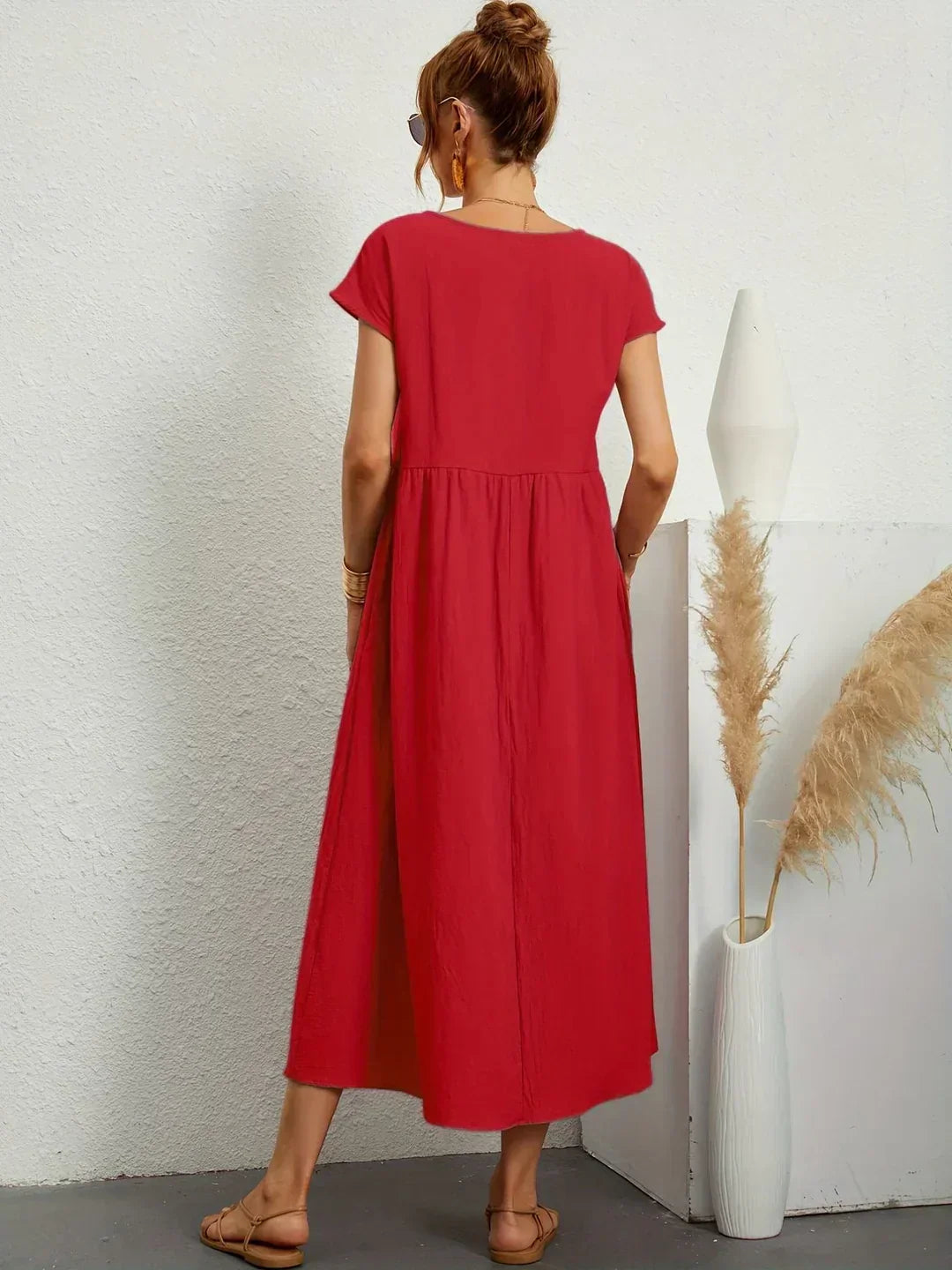 Elena | Casual Midi Dress