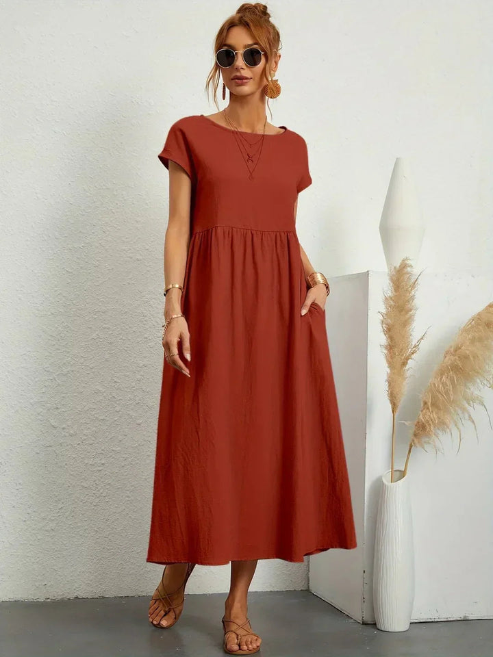 Elena | Casual Midi Dress
