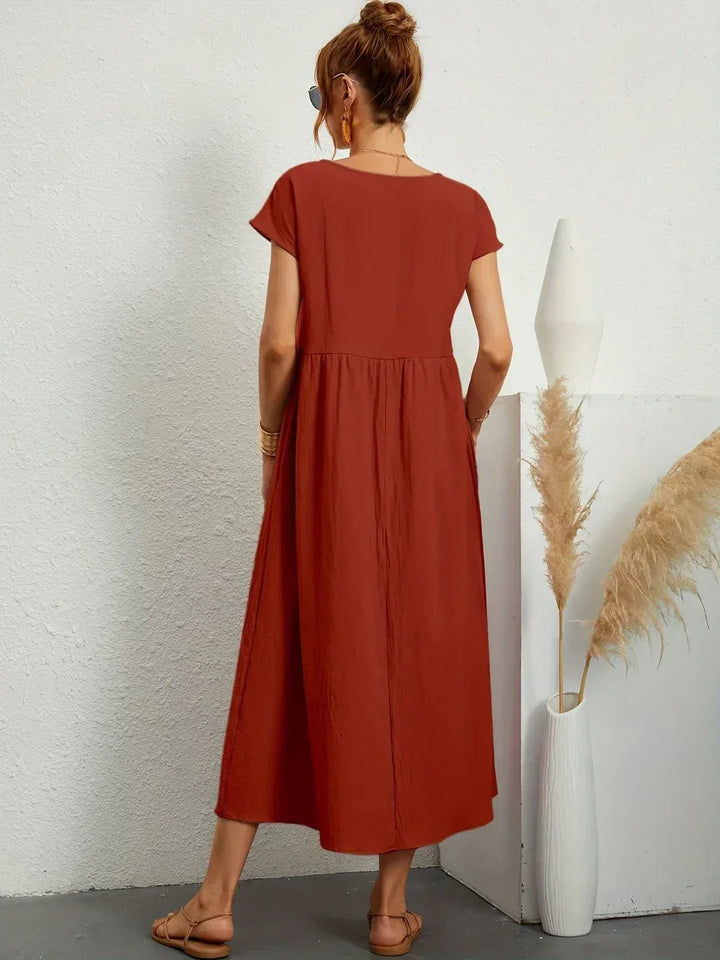 Elena | Casual Midi Dress