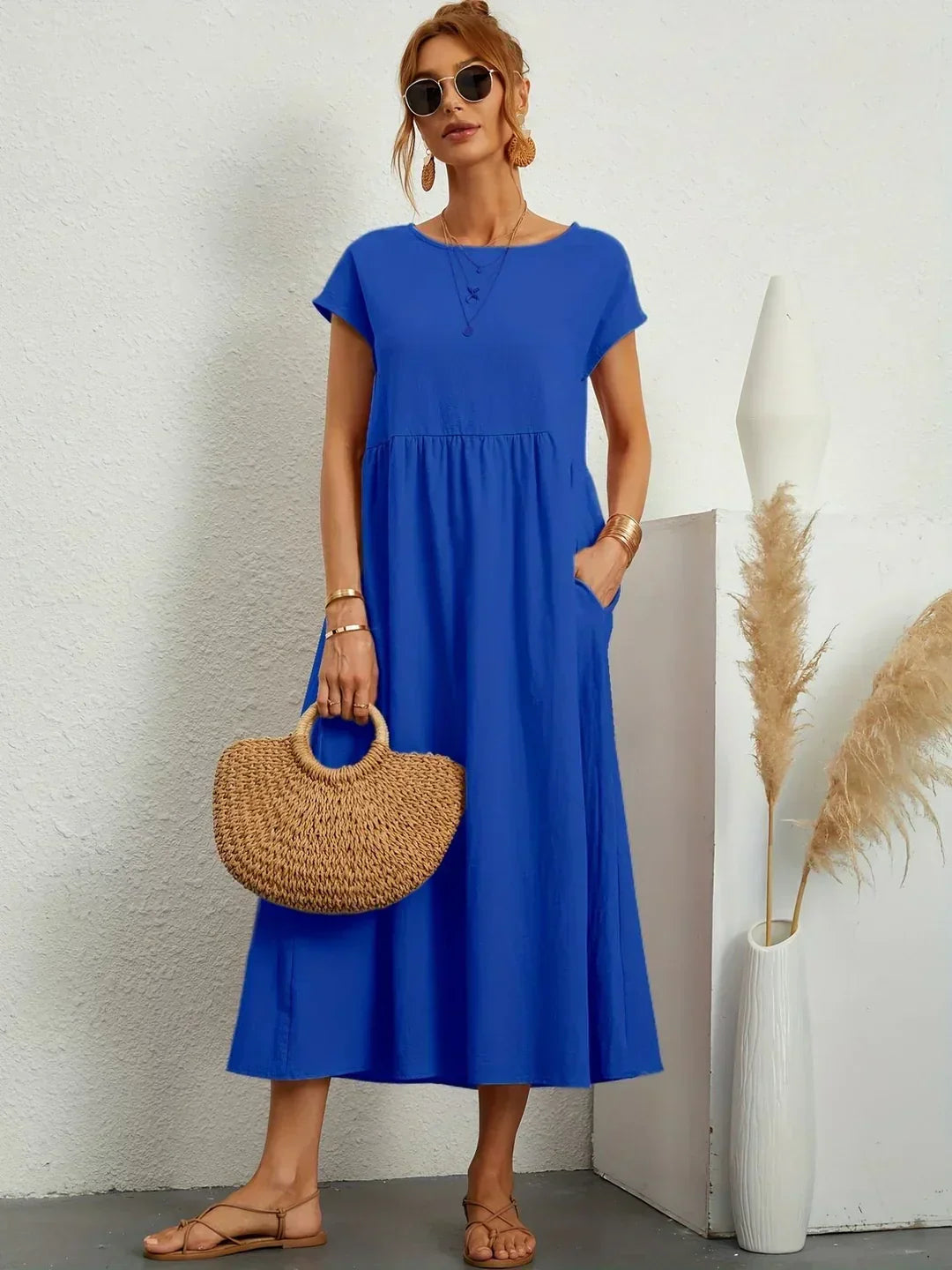 Elena | Casual Midi Dress
