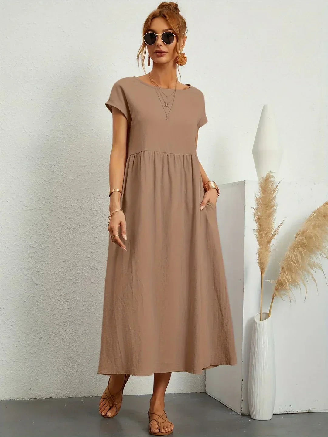 Elena | Casual Midi Dress