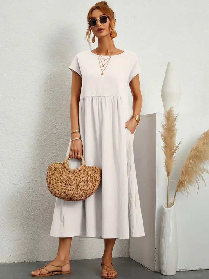 Elena | Casual Midi Dress