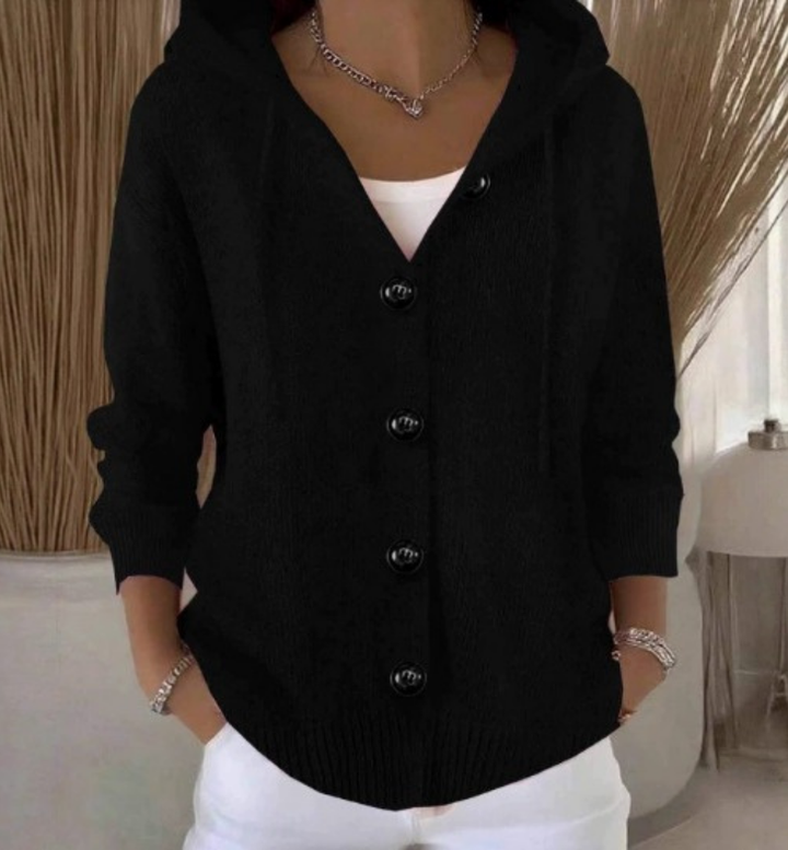 Natalie | Long-Sleeve Cardigan with Buttons
