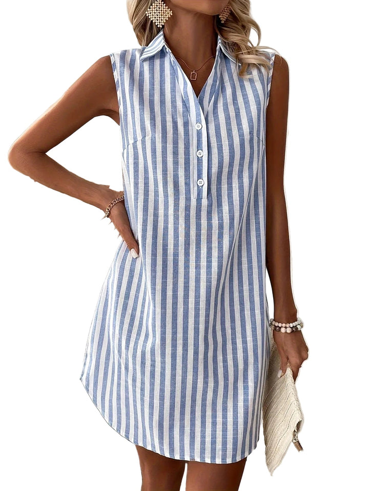 Isabella | Striped Shirt Dress
