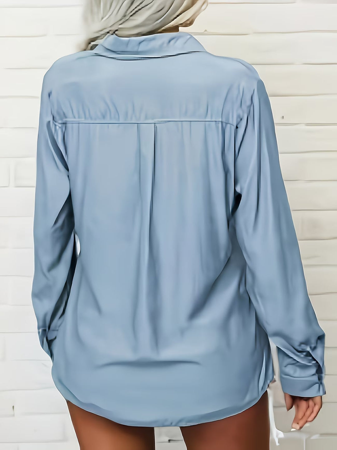 Violet | Long Sleeve Button-Up Shirt