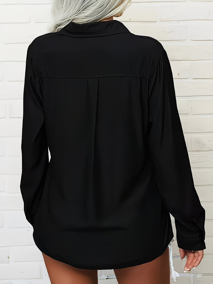 Violet | Long Sleeve Button-Up Shirt