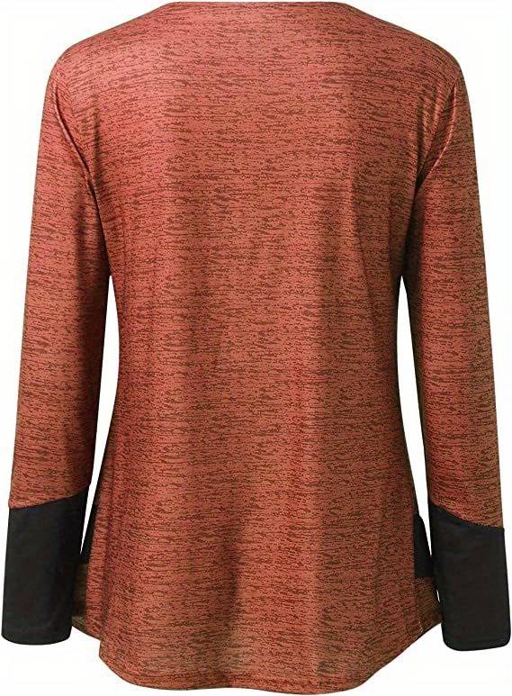 Stella | Long Sleeve T-Shirt With Button