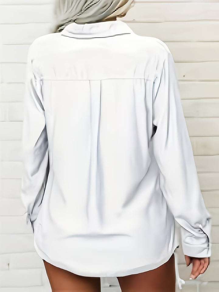 Violet | Long Sleeve Button-Up Shirt