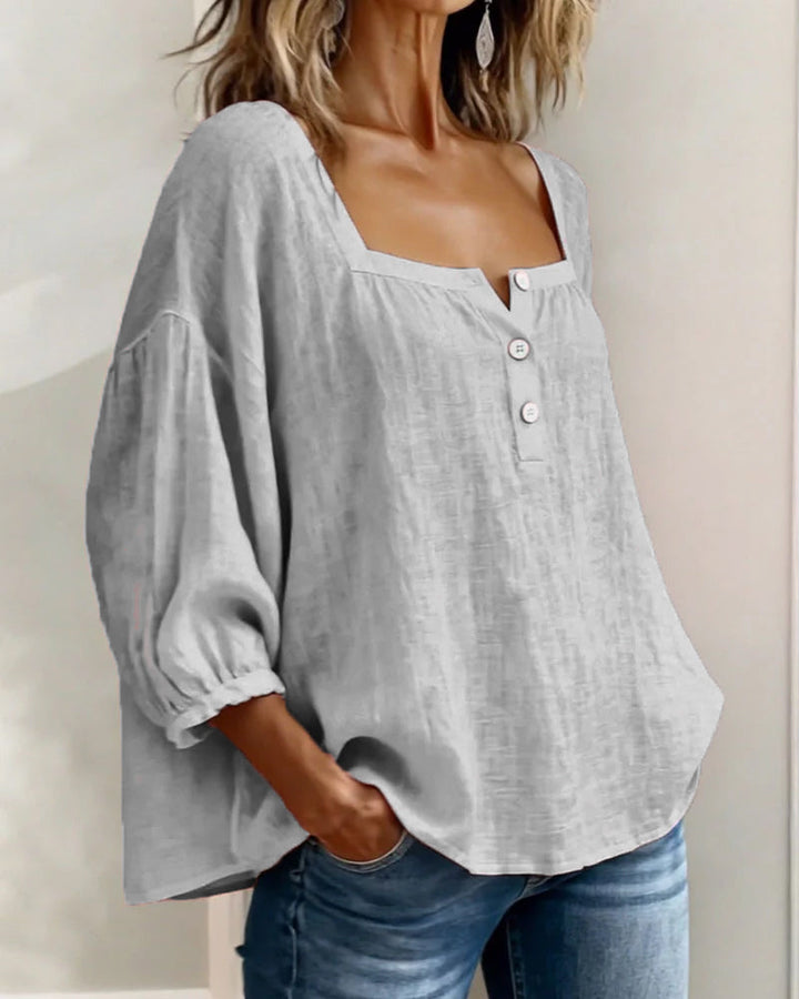 Kennedy | Square Neck Puff Sleeve Blouse