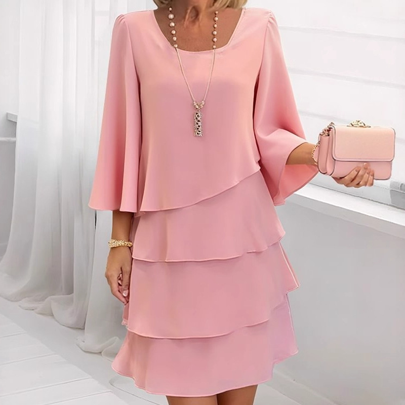 Genesis | Elegant Dress with Square Neckline