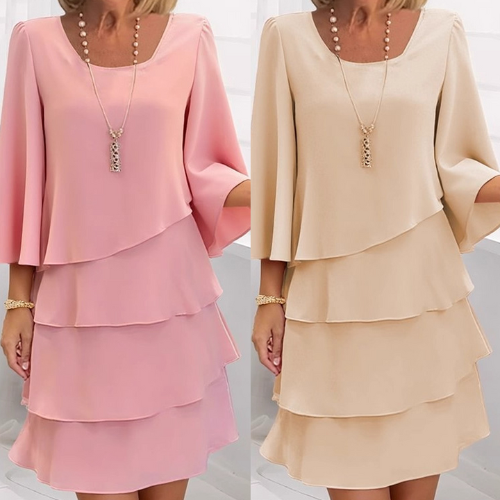 Genesis | Elegant Dress with Square Neckline